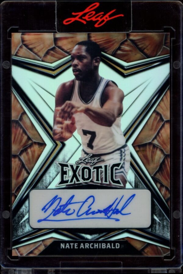 2022 Leaf Exotic Nate Archibald Turtle #EA-NA1 (/5) (Front)