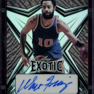 2022 Leaf Exotic Walt Frazier Elephant #EA-WF1 (/8) (Auto) (Front)