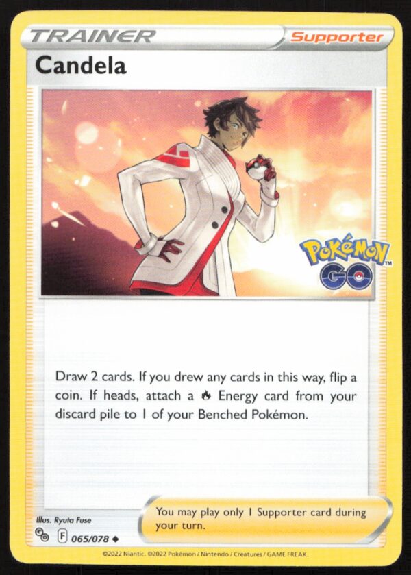 2022 Pokémon GO Candela #065/078 (Front)