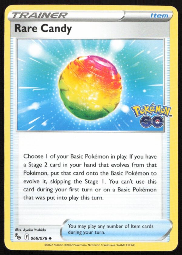 2022 Pokémon GO Rare Candy #069/078 (Front)