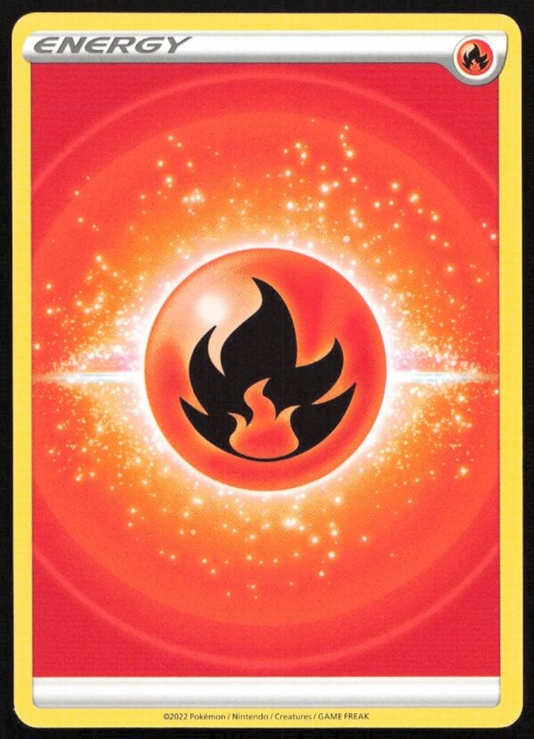 2022 Pokémon Sword & Shield - Brilliant Stars Fire Energy (Front)