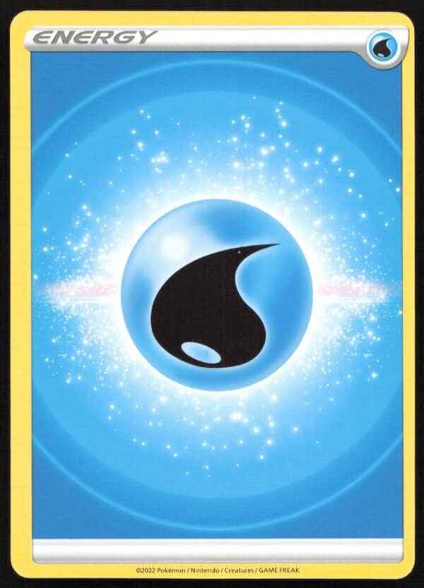 2022 Pokémon Sword & Shield - Brilliant Stars Water Energy (Front)