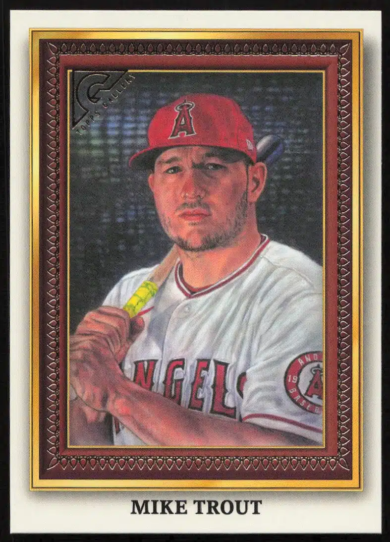 2022 Topps Gallery Mike Trout Portrait Gallery #PG-2 (Front)