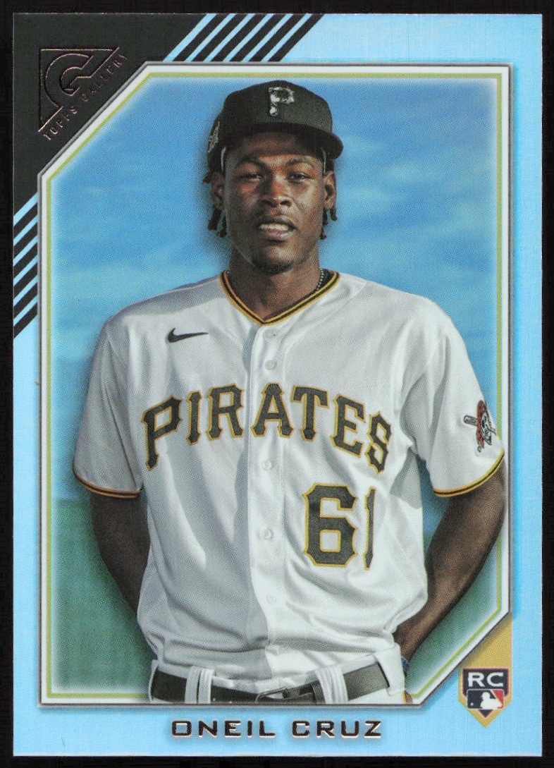 2022 Topps Gallery Oneil Cruz Rainbow Foil #135 (Front)