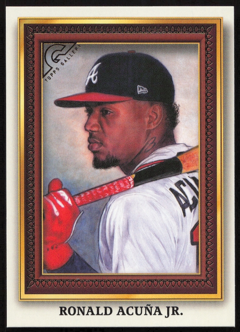 2022 Topps Gallery Ronald Acuña Jr. Portrait Gallery #PG-16 (Front)