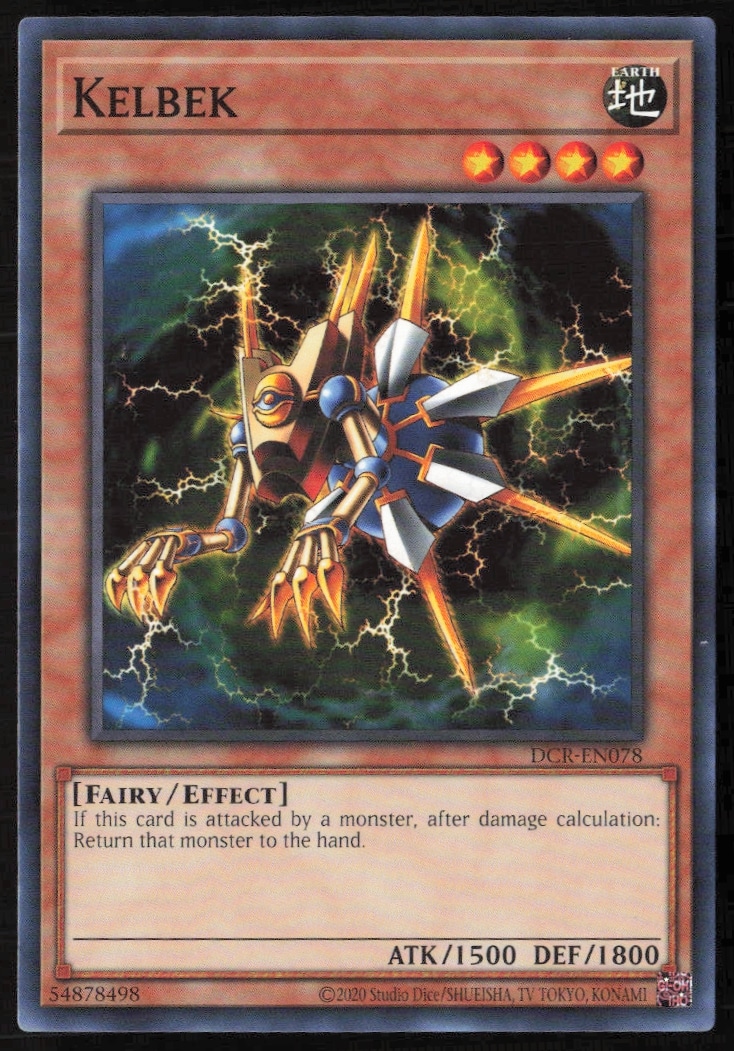 2022 Yu-Gi-Oh! Dark Crisis (25th Anniversary Edition) Kelbek #DCR-EN078 (Front)