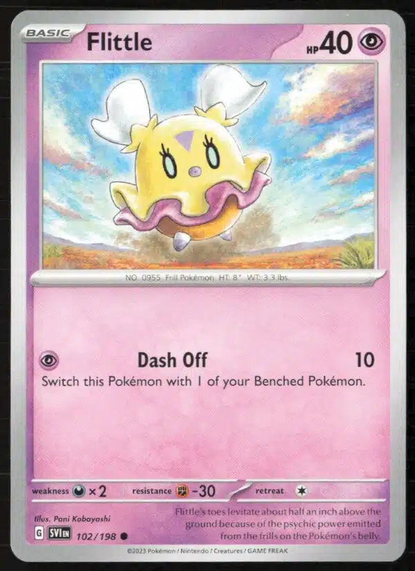 2023 Pokémon Scarlet & Violet Flittle #102/198