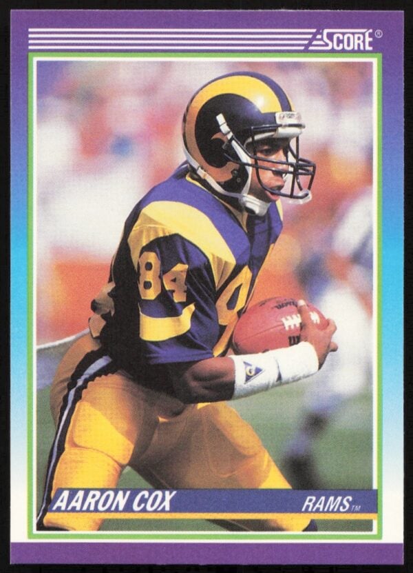 1989 Score Aaron Cox #45 (Front)