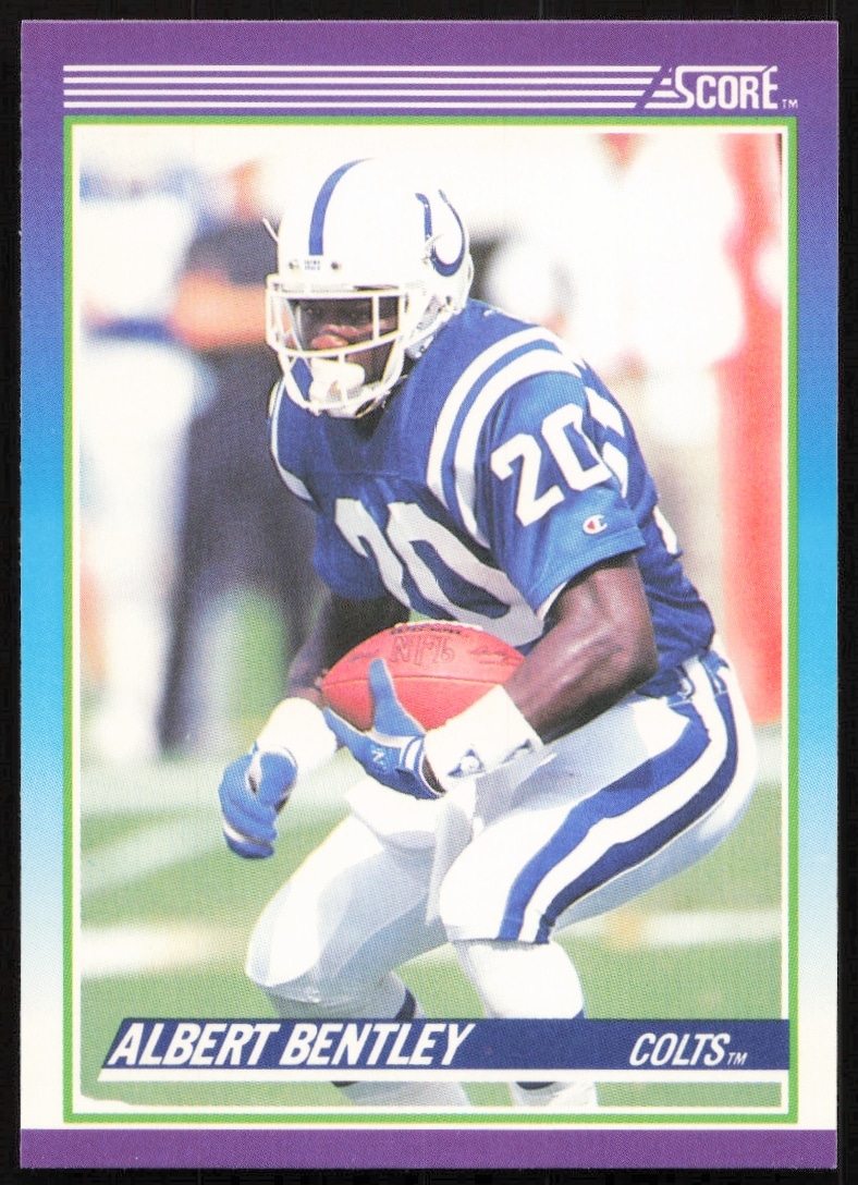 1990 Score Albert Bentley #135 (Front)