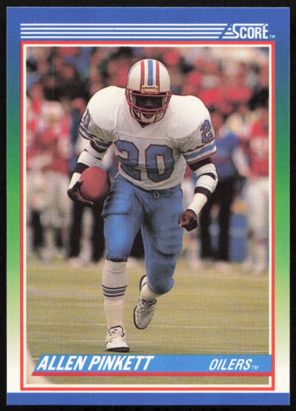 1990 Score Allen Pinkett #22 (Front)