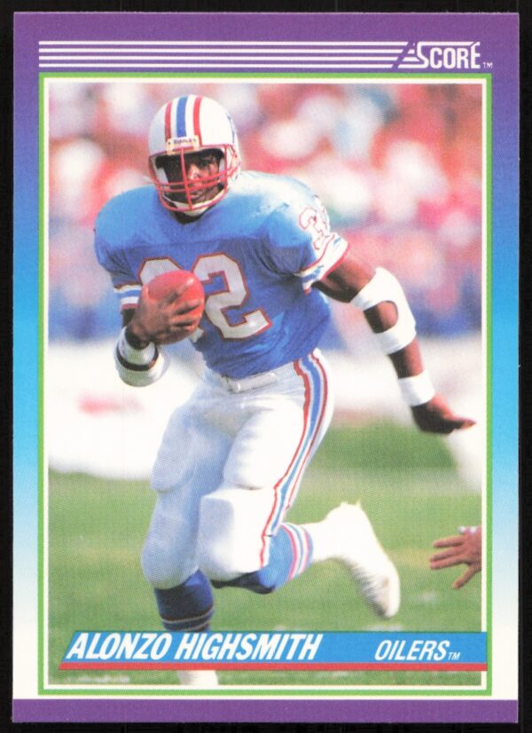 1990 Score Alonzo Highsmith #138 (Front)