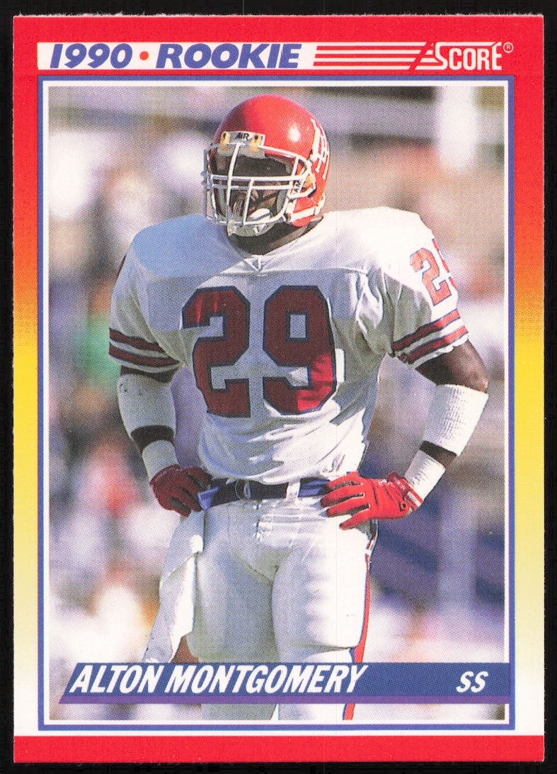 1990 Score Alton Montgomery #649 (Front)