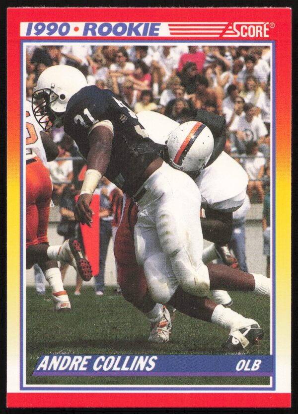 1990 Score Andre Collins #630 (Front)