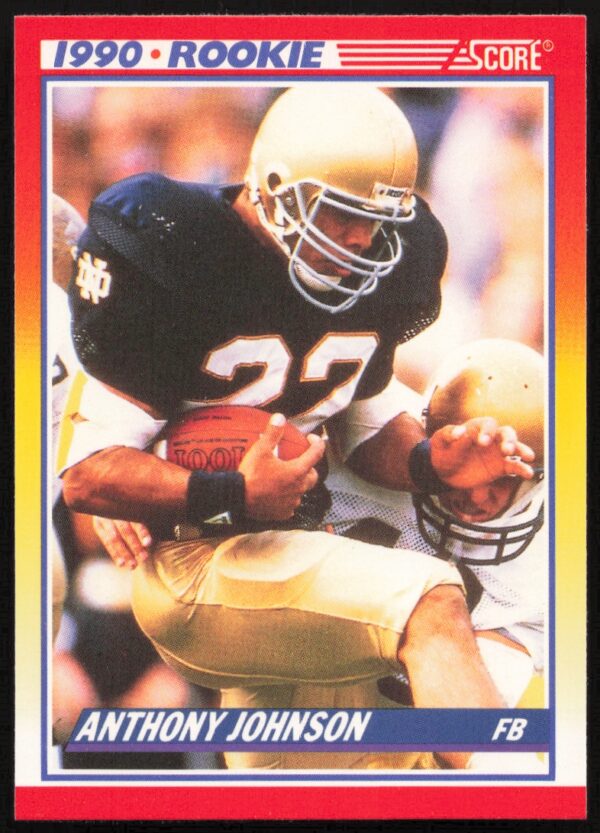 1990 Score Anthony Johnson #624 (Front)