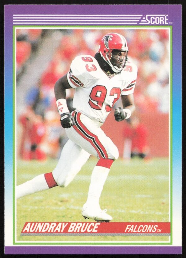 1990 Score Aundray Bruce #167 (Front)