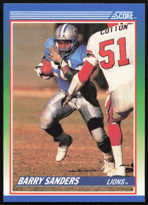 1990 Score Barry Sanders #20 (Front)