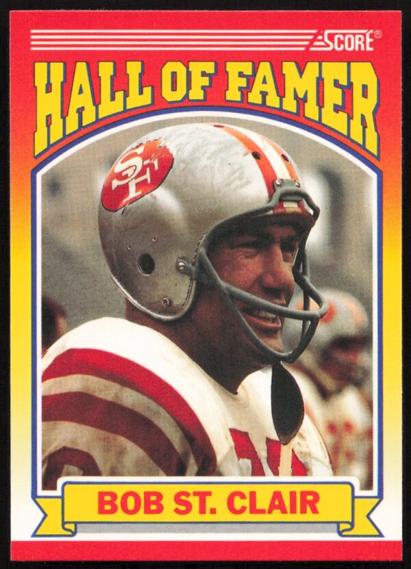 1990 Score Bob St. Clair #596 (Front)