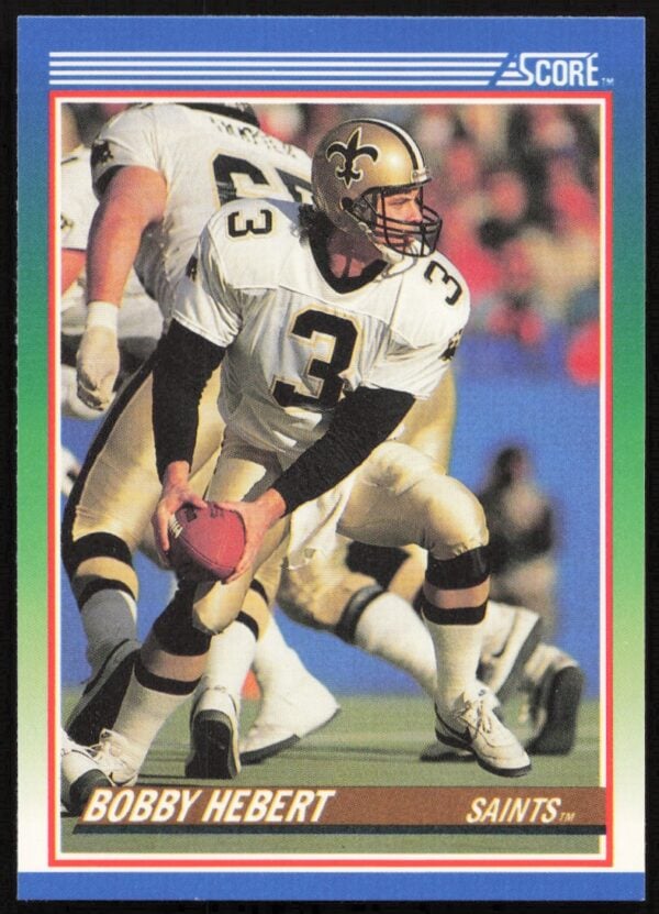 1990 Score Bobby Hebert #45 (Front)