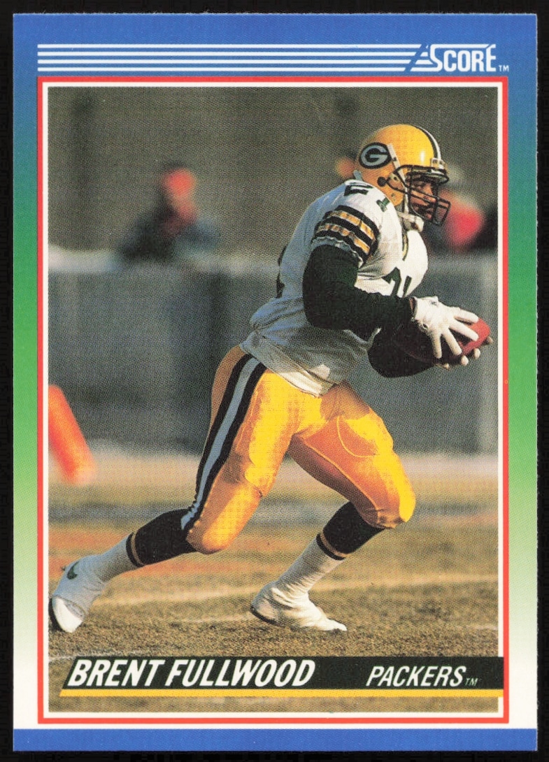 1990 Score Brent Fullwood #6 (Front)