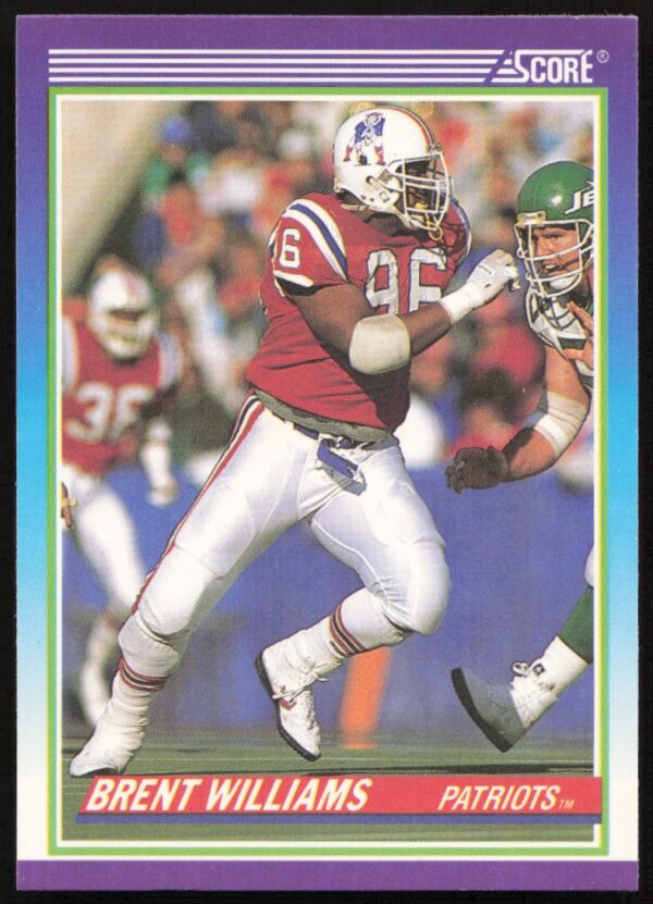 1990 Score Brent Williams #482 (Front)