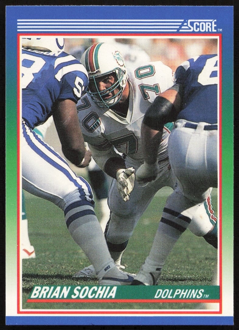 1990 Score Brian Sochia #88 (Front)