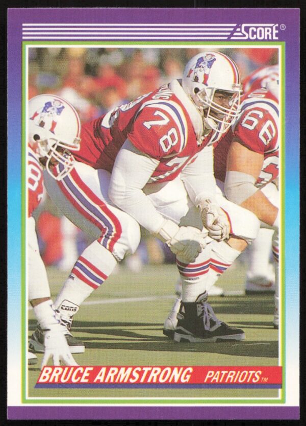 1990 Score Bruce Armstrong #485 (Front)