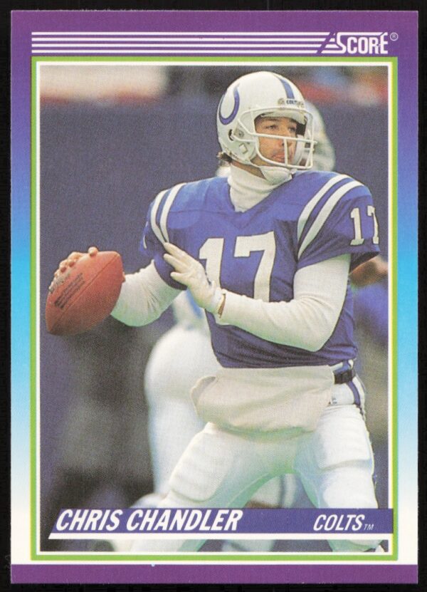 1990 Score Chris Chandler #490 (Front)