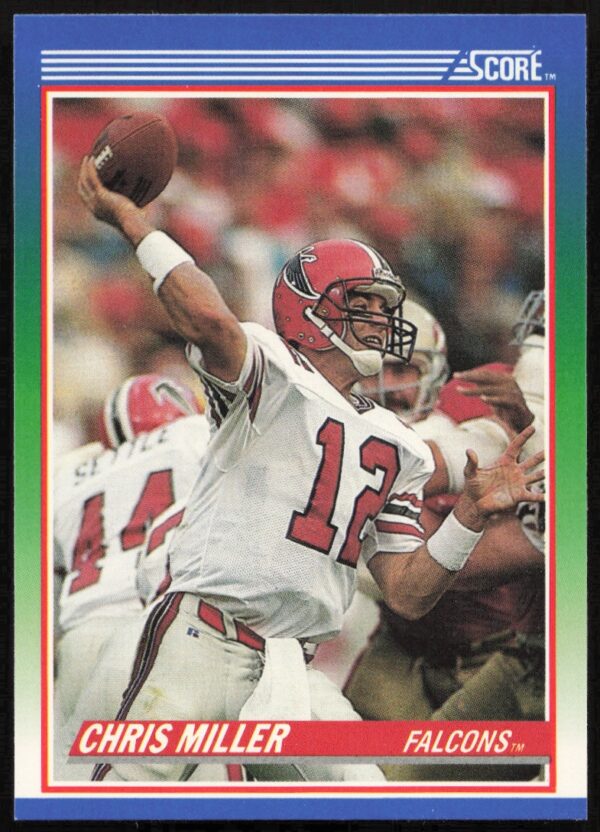 1990 Score Chris Miller #70 (Front)