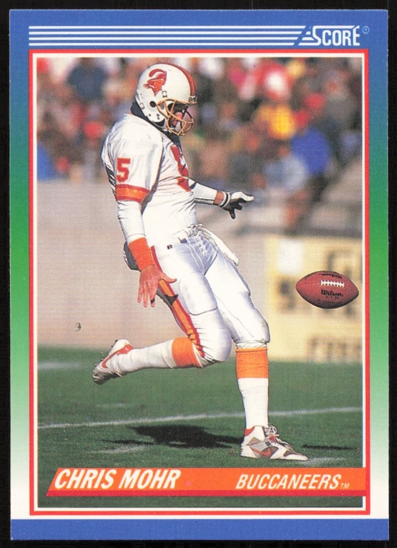 1990 Score Chris Mohr #363 (Front)