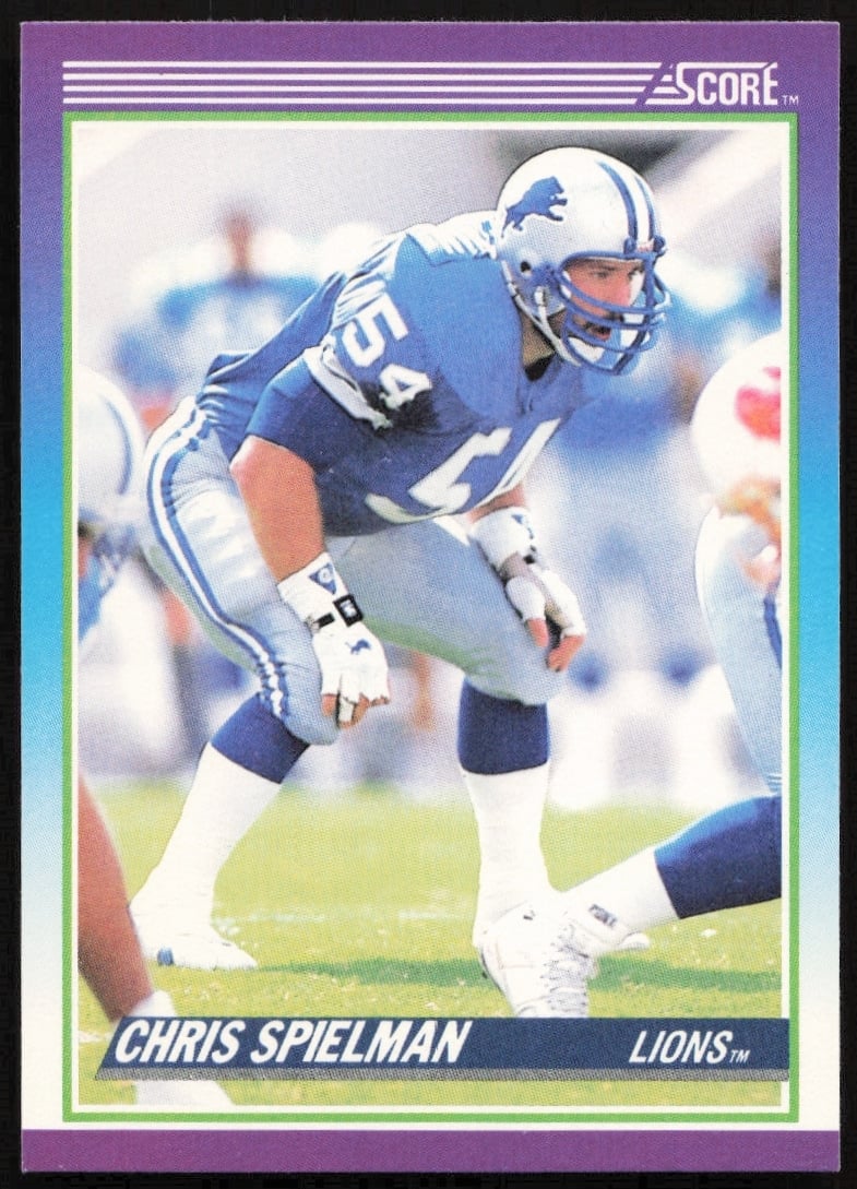 1990 Score Chris Spielman #191 (Front)