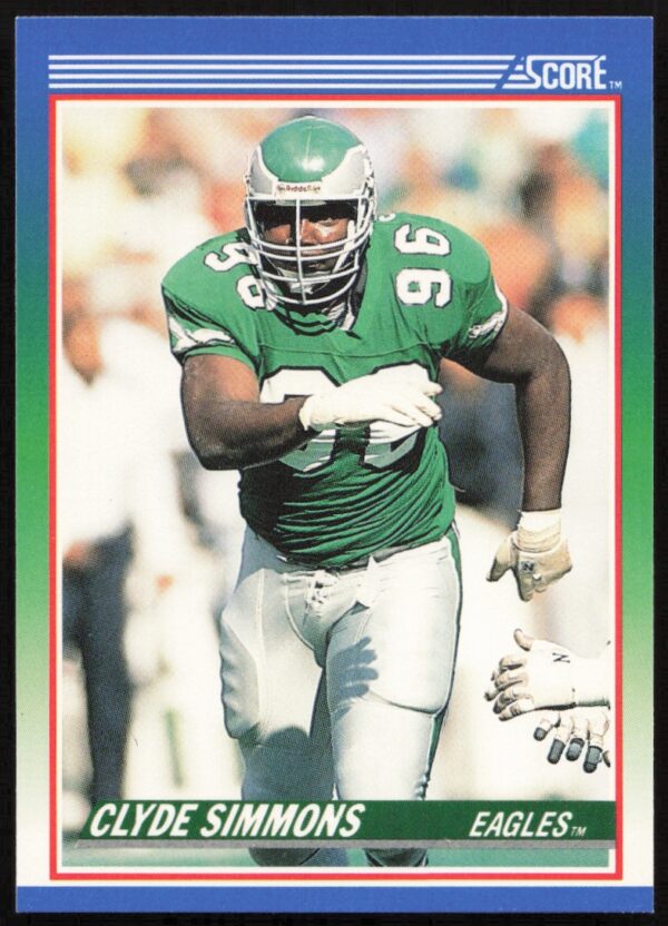 1990 Score Clyde Simmons #106 (Front)