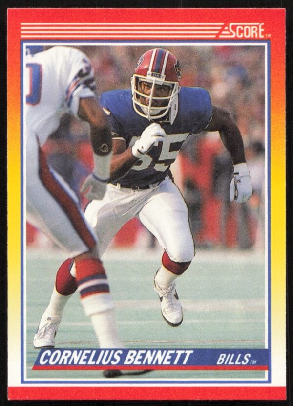 1990 Score Cornelius Bennett #256 (Front)