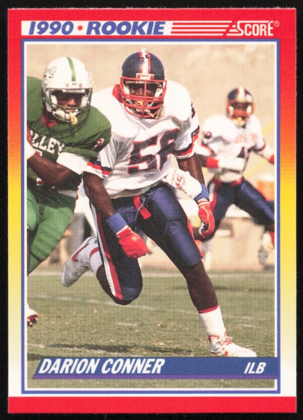 1990 Score Darion Conner #643 (Front)