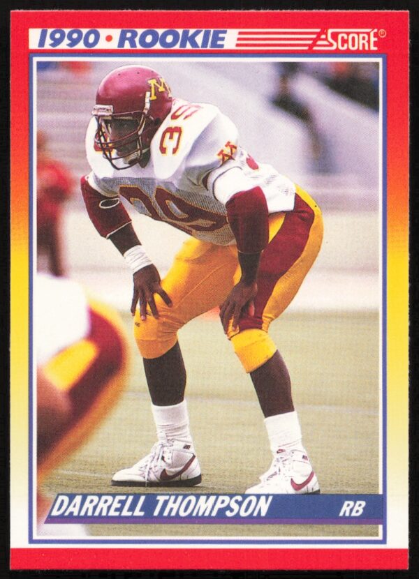 1990 Score Darrell Thompson #636 (Front)