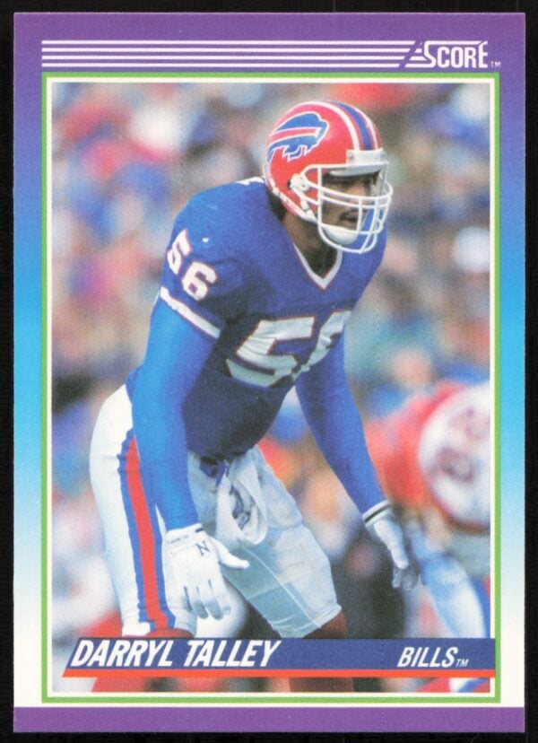 1990 Score Darryl Talley #156 (Front)