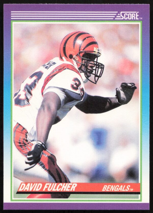 1990 Score David Fulcher #183 (Front)