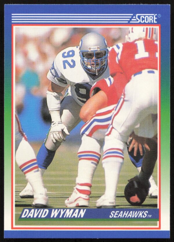 1990 Score David Wyman #393 (Front)