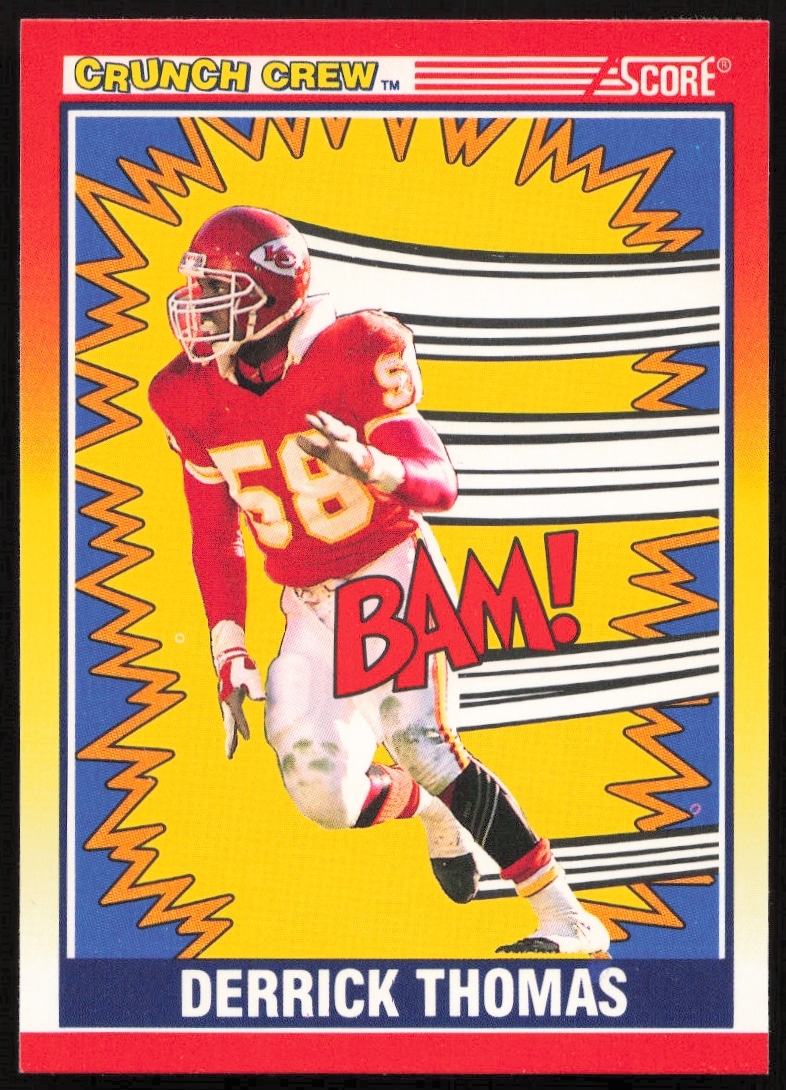 1990 Score Derrick Thomas #553 (Front)