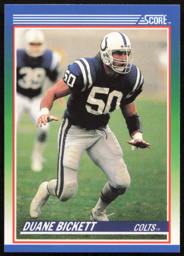 1990 Score Duane Bickett #23 (Front)