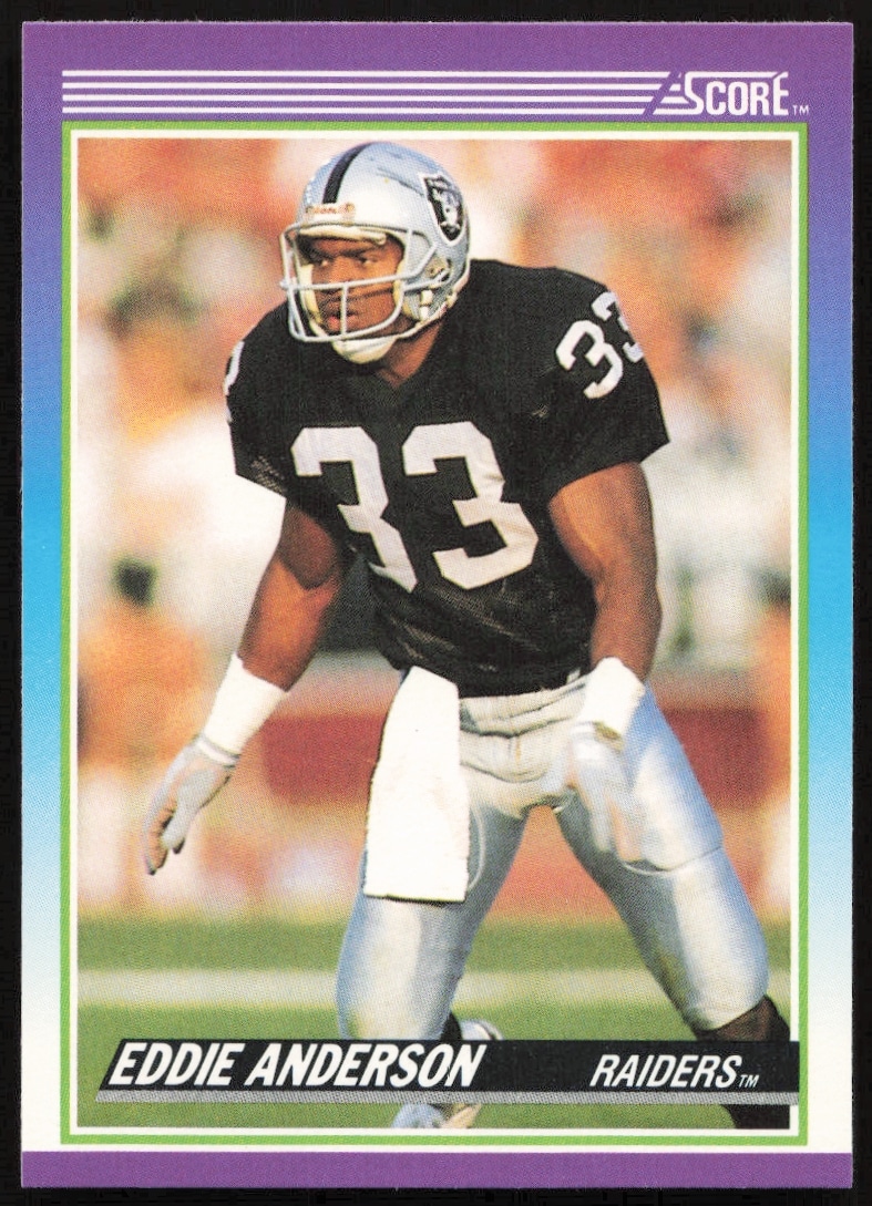 1990 Score Eddie Anderson #169 (Front)