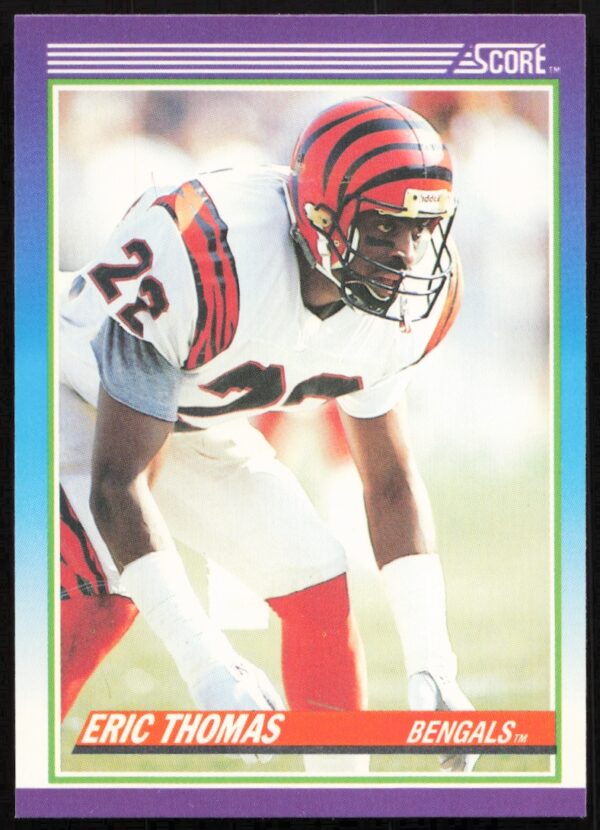 1990 Score Eric Thomas #141 (Front)