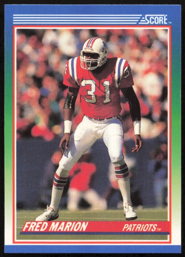 1990 Score Fred Marion #39 (Front)