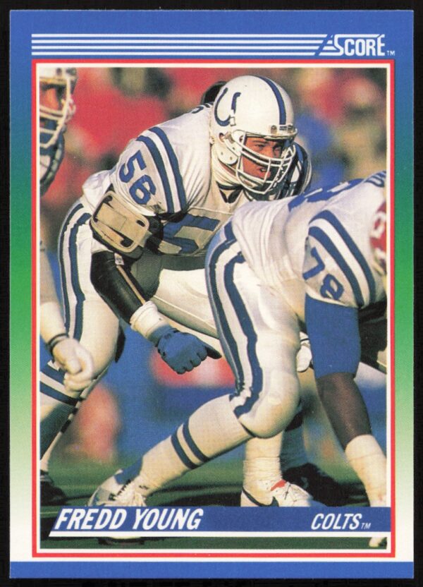 1990 Score Fredd Young #102 (Front)