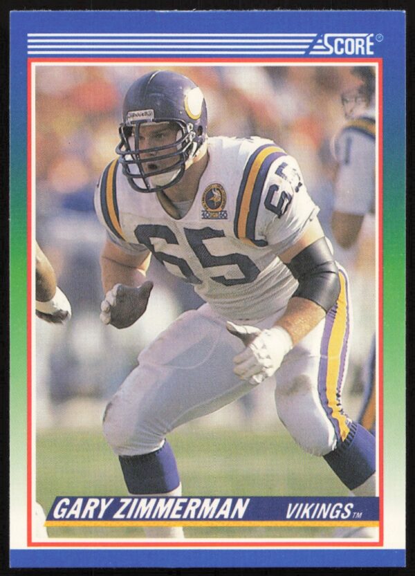 1990 Score Gary Zimmerman #400 (Front)