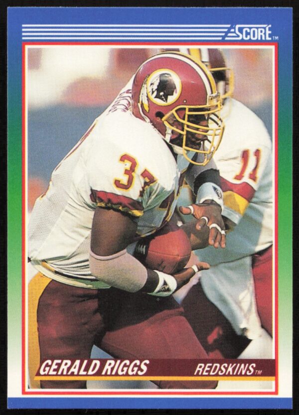 1990 Score Gerald Riggs #66 (Front)