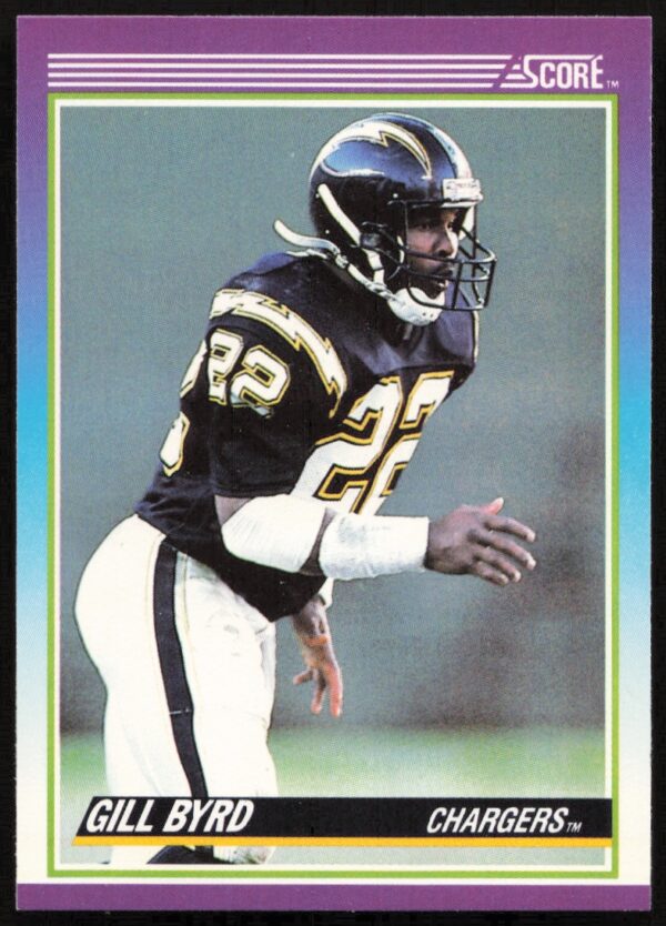 1990 Score Gill Byrd #218 (Front)