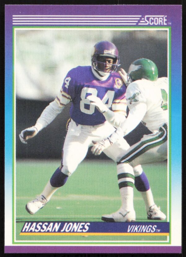 1990 Score Hassan Jones #120 (Front)