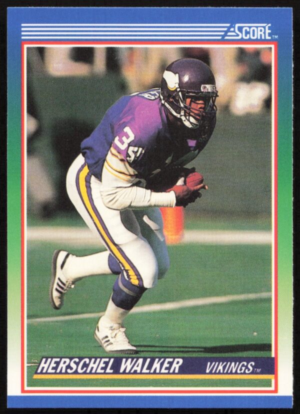 1990 Score Herschel Walker #34 (Front)