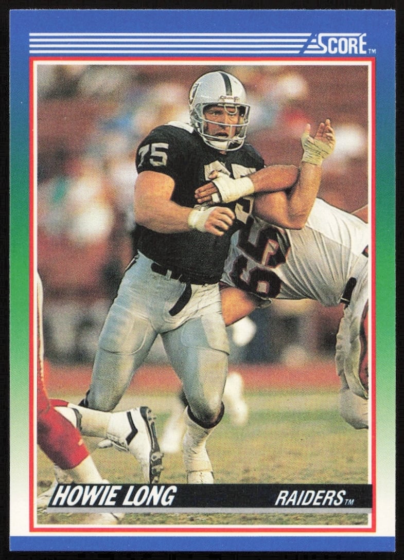 1990 Score Howie Long #98 (Front)