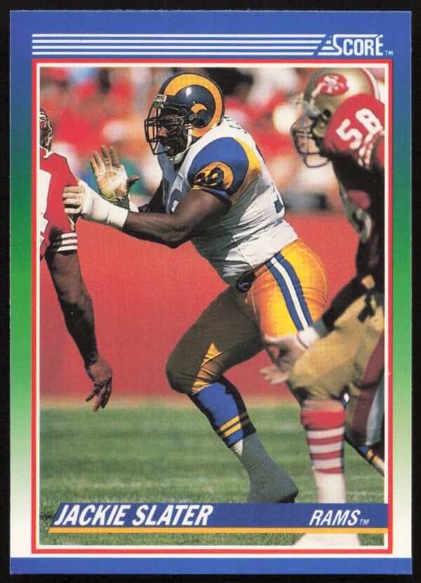 1990 Score Jackie Slater #81 (Front)